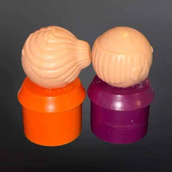 Vintage Tupperware Little Tuppers Man & Woman Figures A30 - Picture 4 of 7